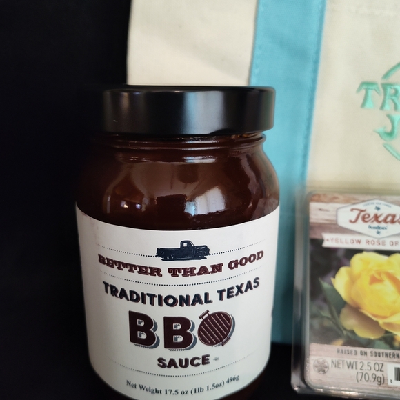 Trader Joe's Limited Edition Mini Pastel Canvas Tote & Bundle Of Texas Treats! - Picture 2 of 5